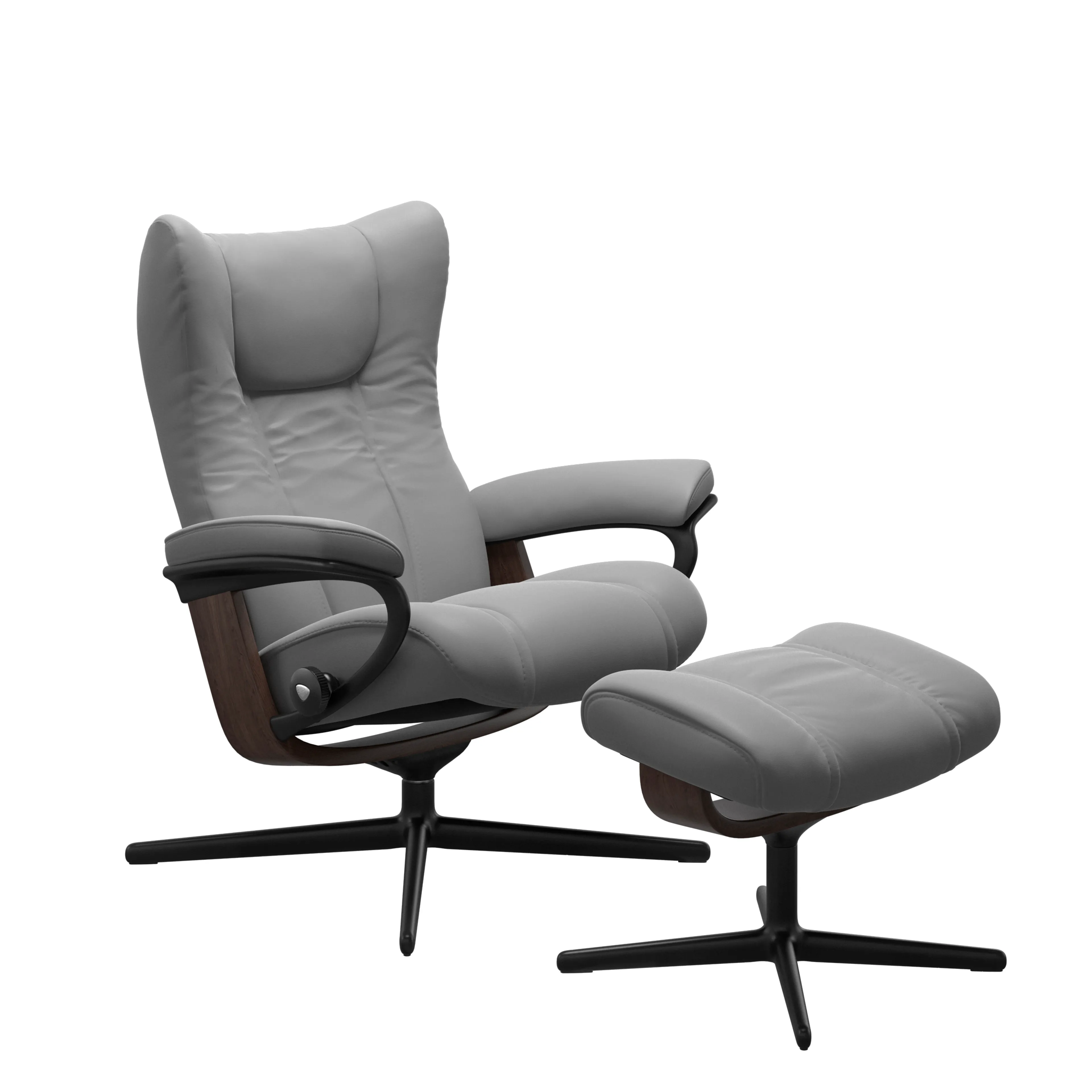 Sessel mit Hocker Wing Cross