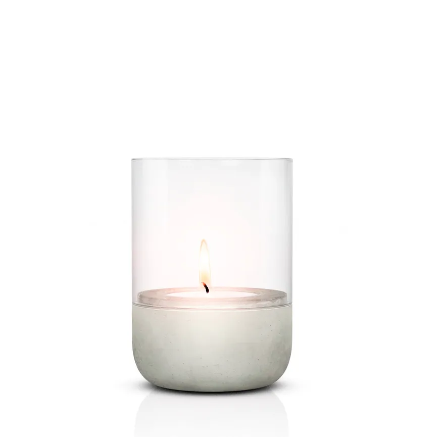 Windlicht "Calma" light grey hauptaufnahme