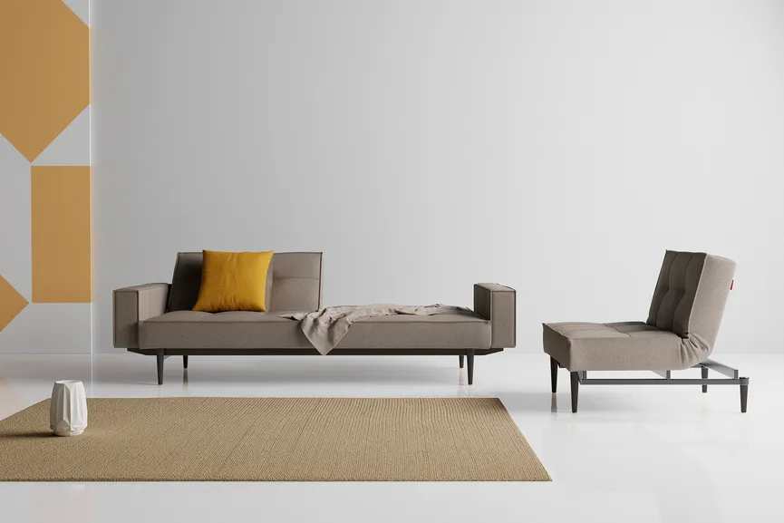 Sofa+AL Styletto schwarz detail