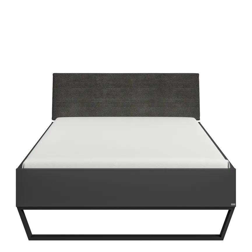 Bett mit Kopfteil detail