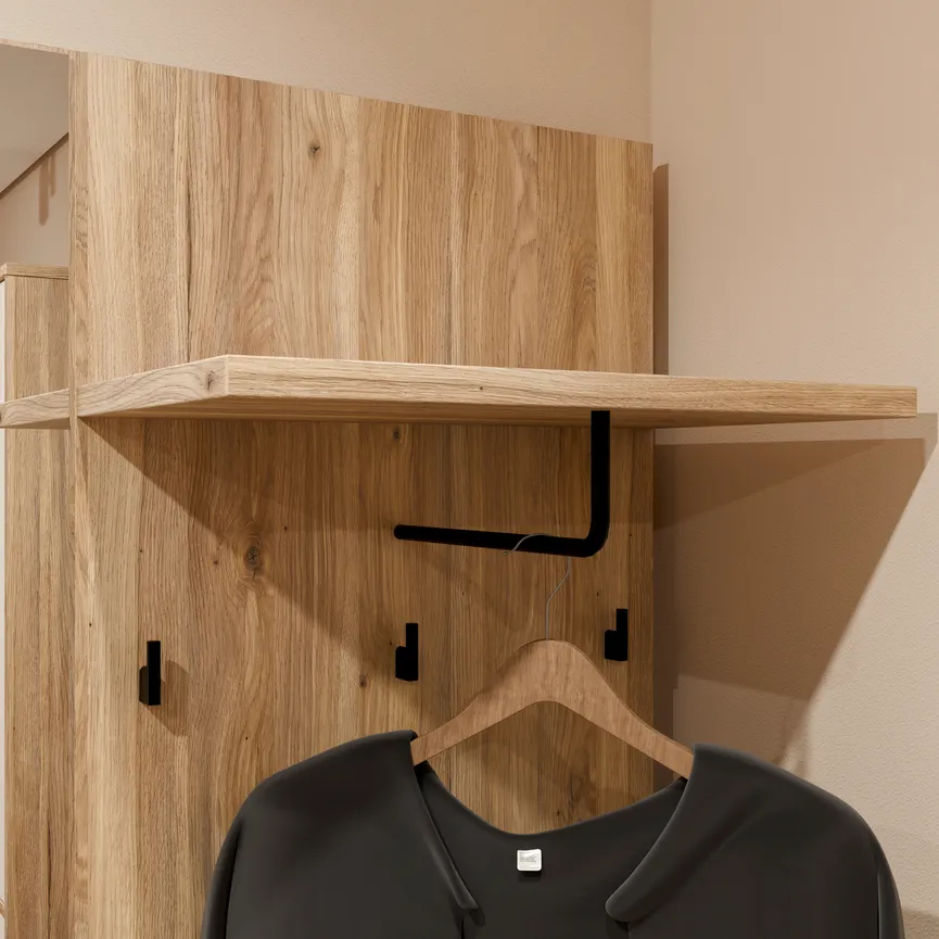 Kompaktgarderobe detail