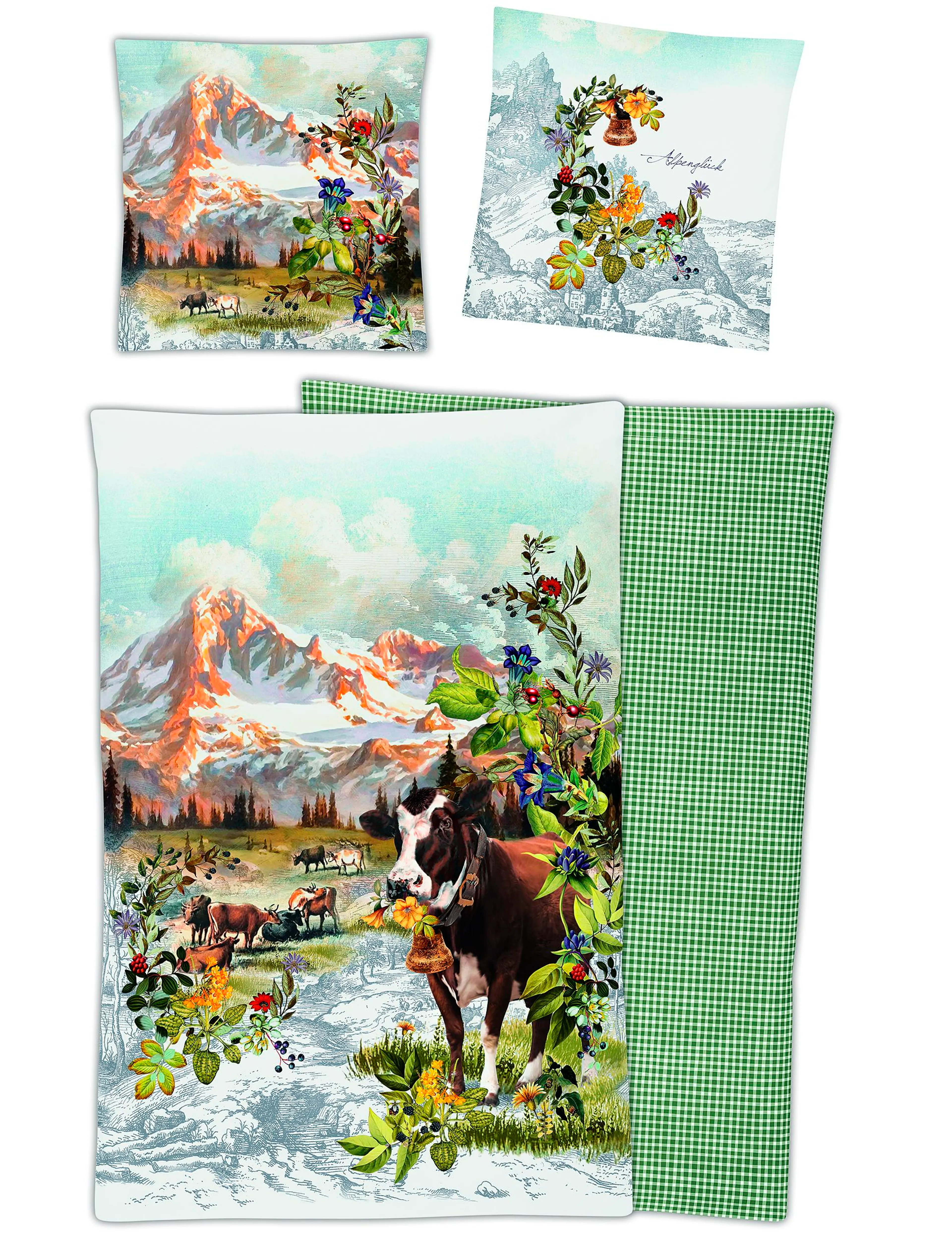 Bettwäsche Alpenglück 135 x 200 cm