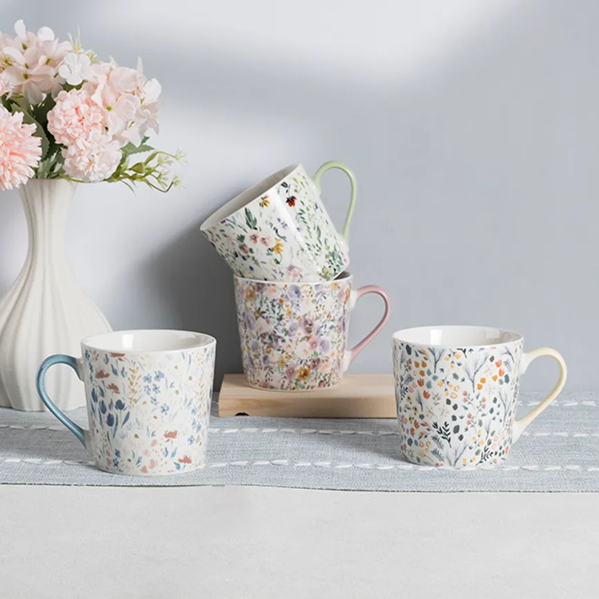 Becher "Blütenpracht" 340 ml milieu