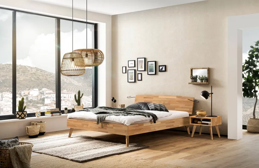 Bett 90x200 cm milieu
