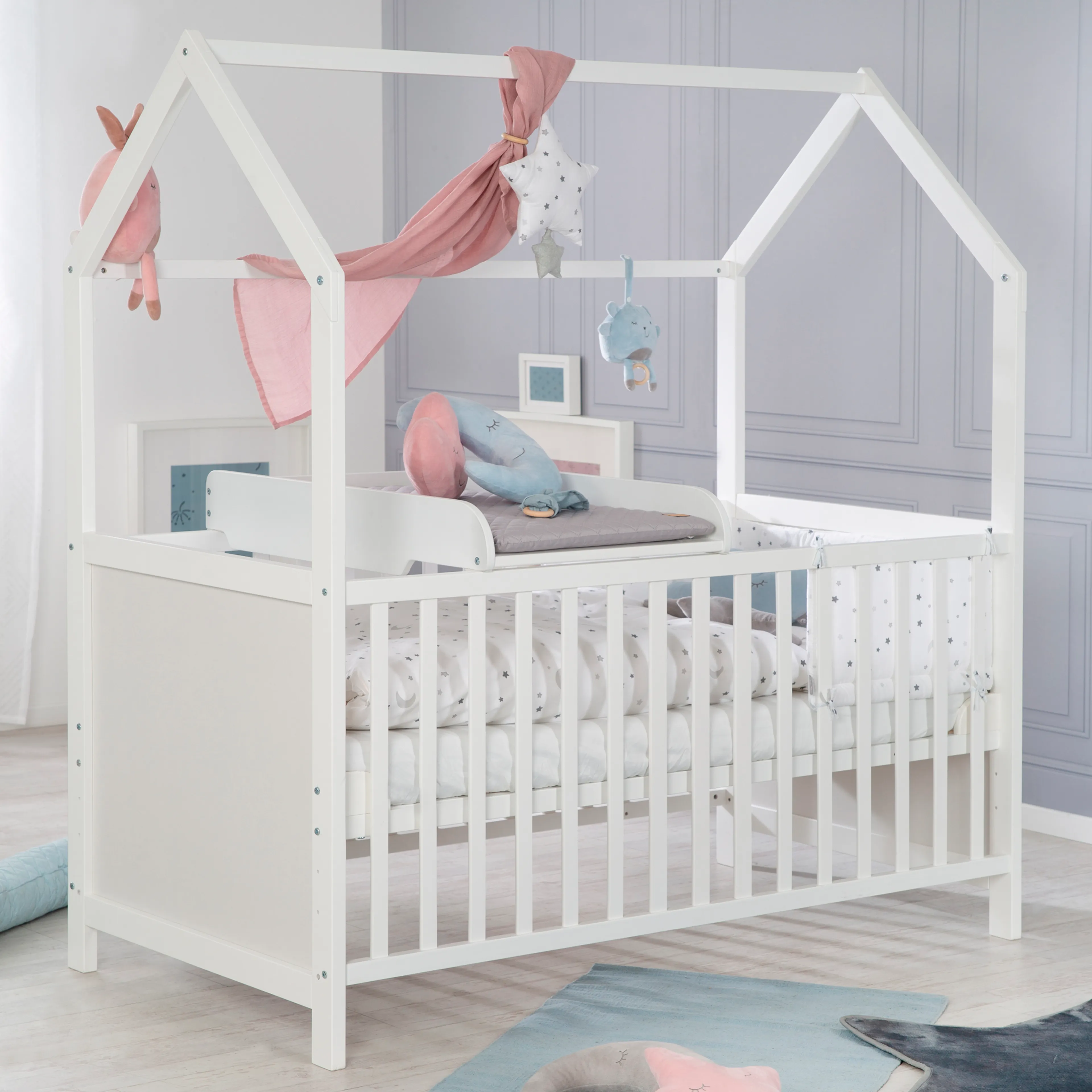 Hausbett Wickelplatte