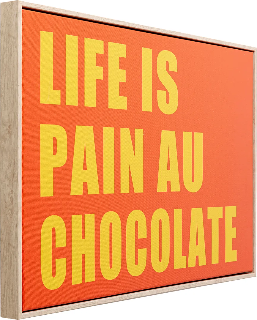 Wandbild Pain Au Chocolate detail
