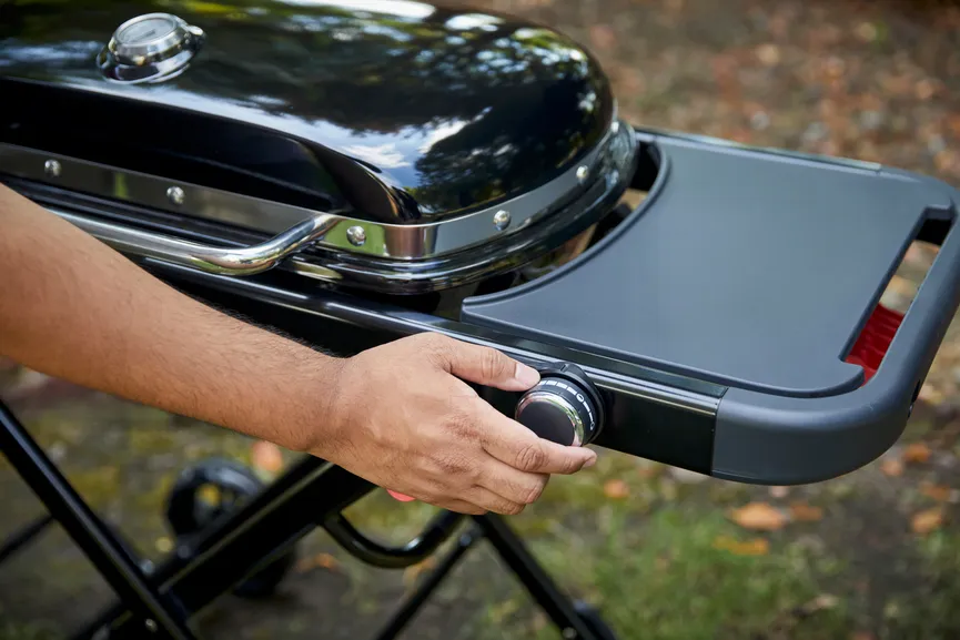 Weber Traveler Black detail