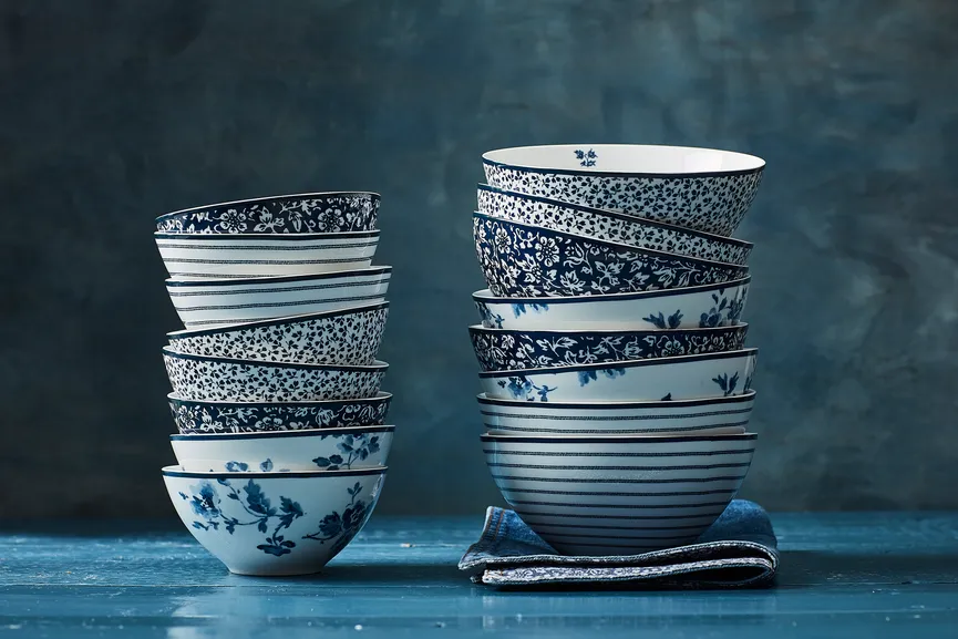 Müslischalen Rose 4tlg. milieu