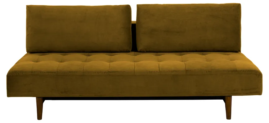 Schlafsofa Füße dunkel detail