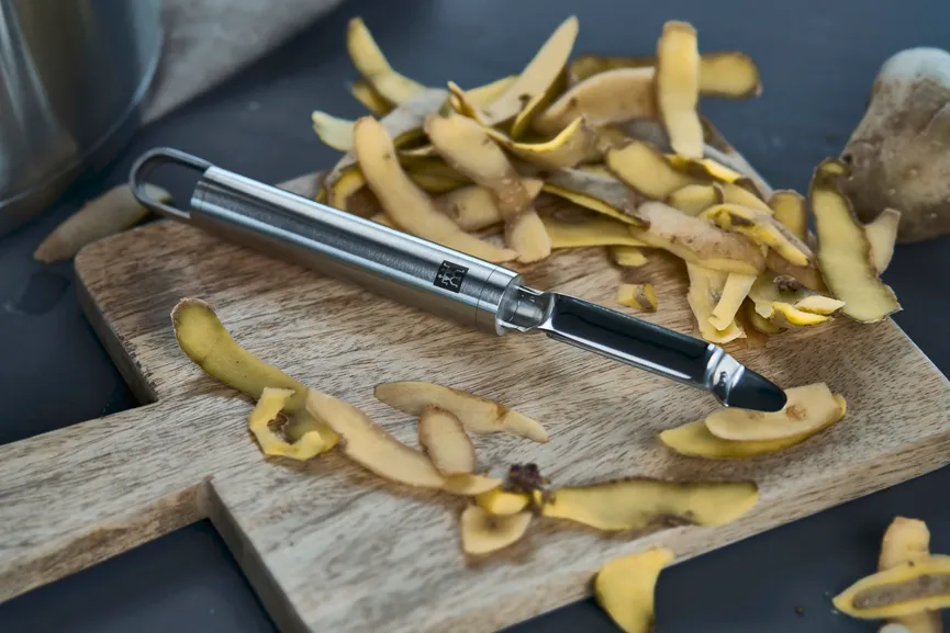 Pendelschäler "Pro" silber milieu