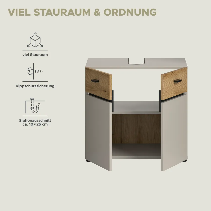 Waschbeckenunterschrank detail