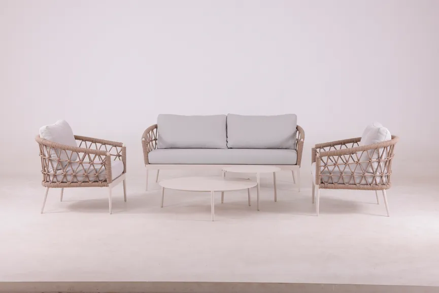 ** Loungeset Creme hauptaufnahme