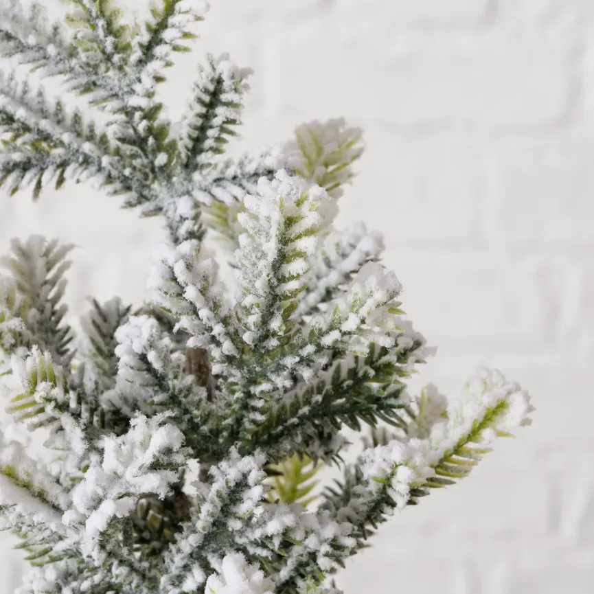 Tannenbaum M grün-natur-weiß detail
