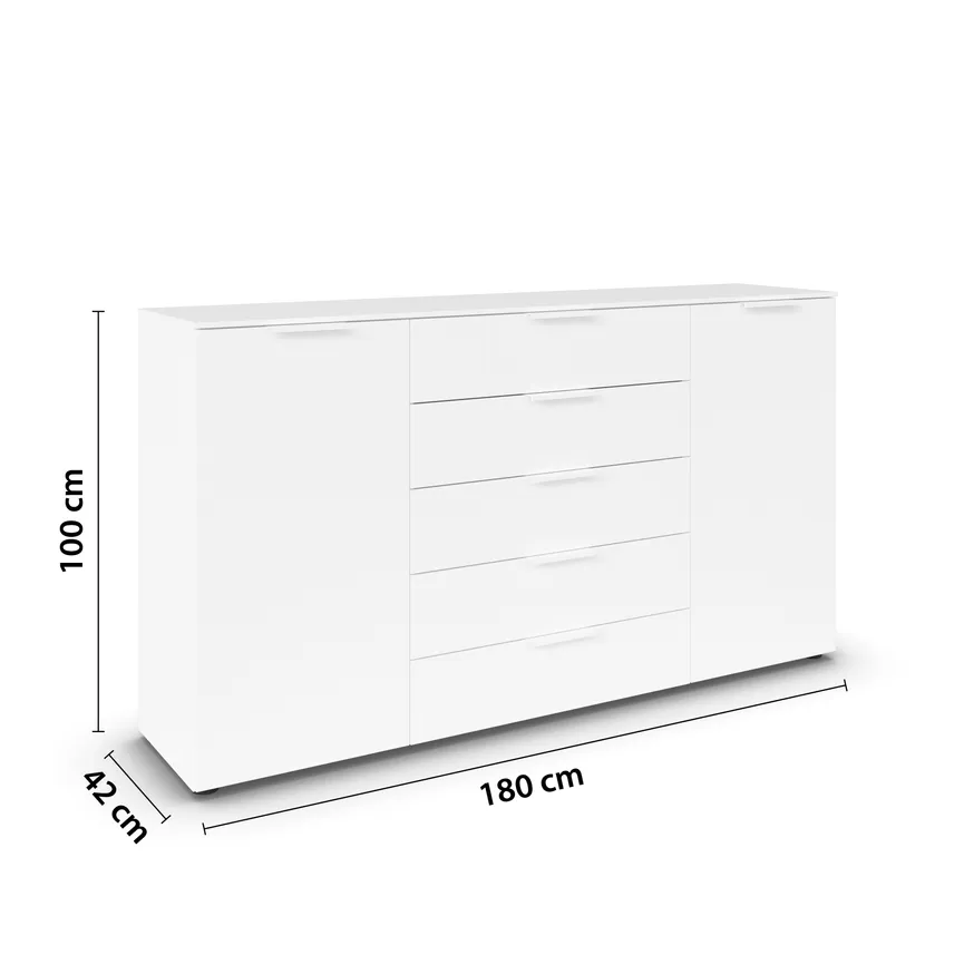 Kommode 2T/5S detail