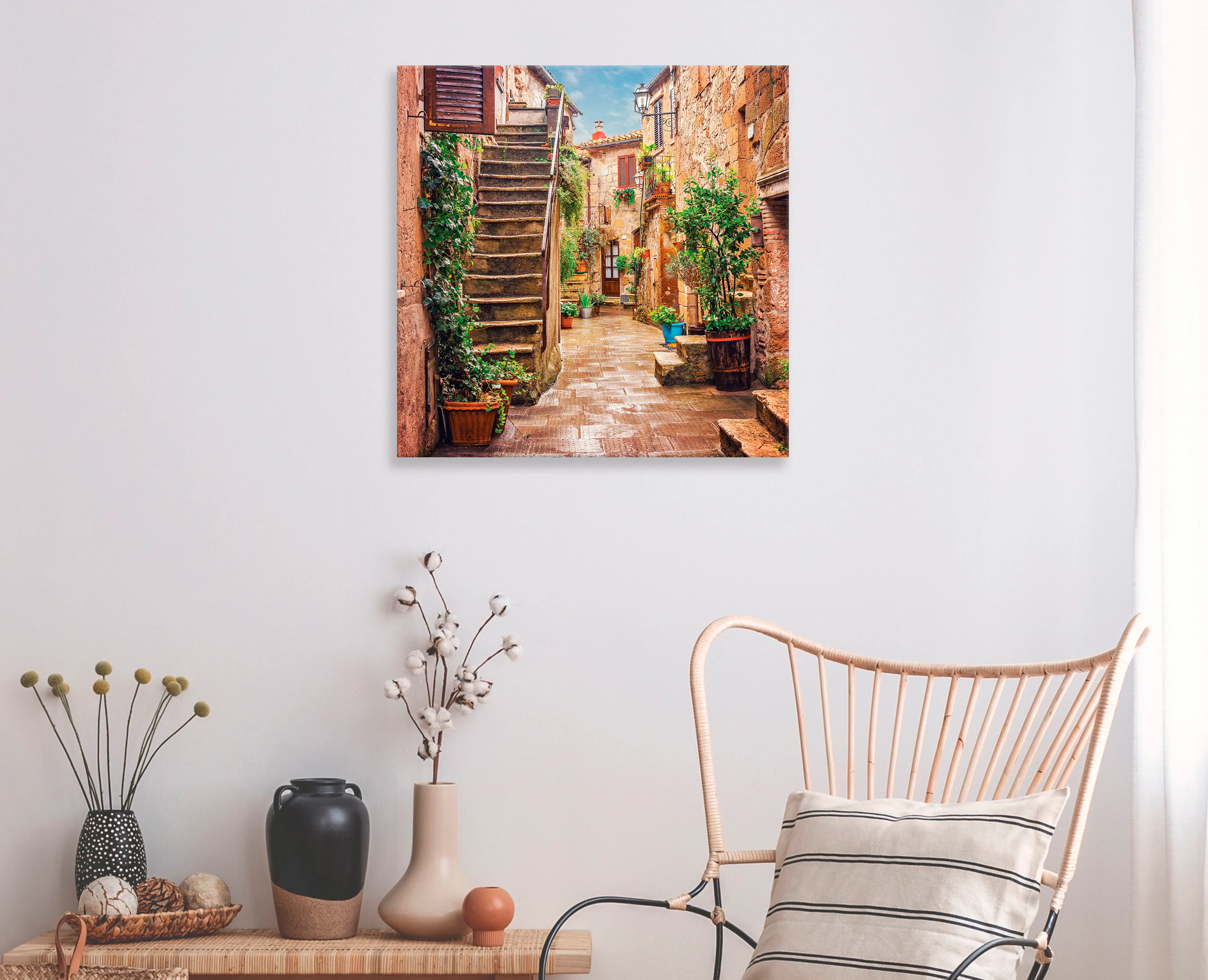 Wandbild 55 x 55 cm Tuscan Ambience II