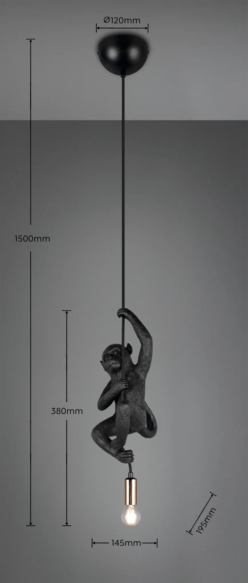 Deko Pendelleuchte "Fips" detail