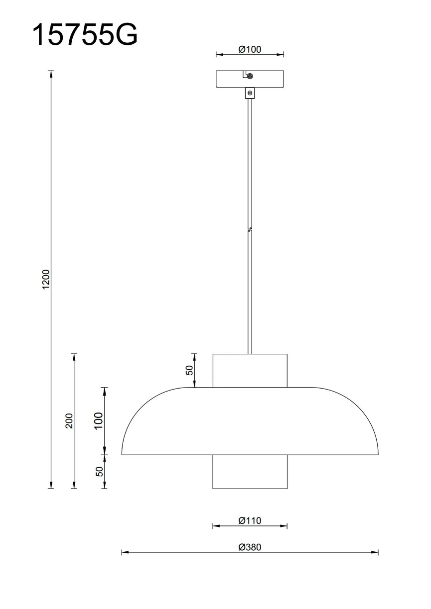 Pendelleuchte "Lowe" detail