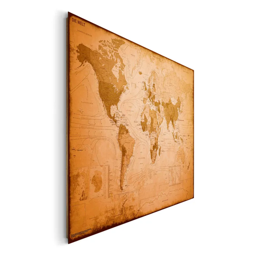 "Panel" Weltkarte detail