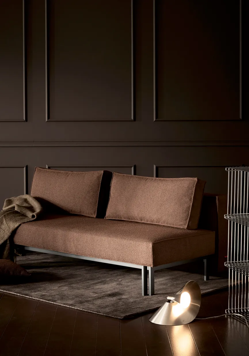 Klappsofa Metall schwarz detail