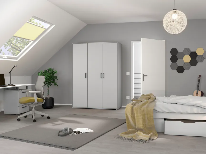 Drehtürenschrank 3-trg. milieu