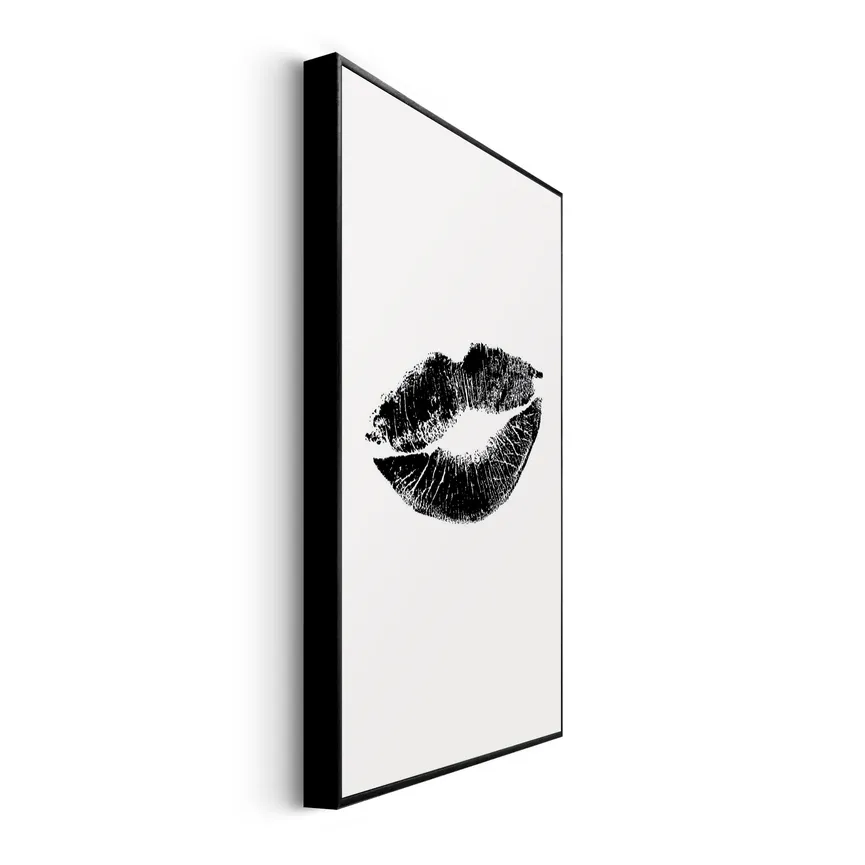 Bild gerahmt "Hot Lips" detail