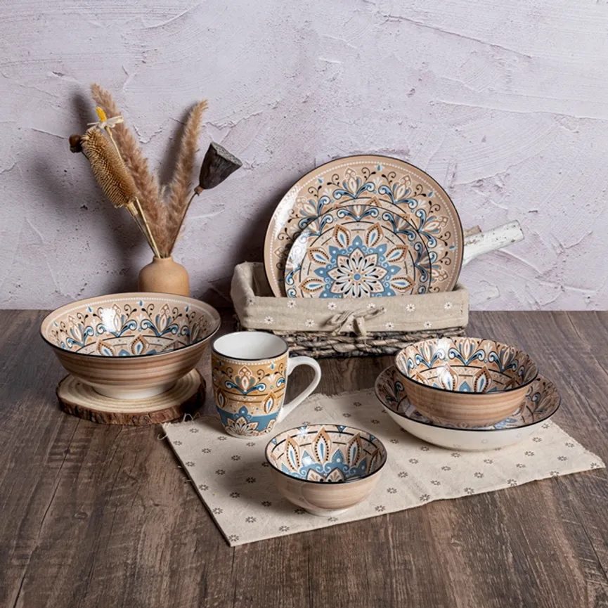 Becher "Mandola" 320 ml beige milieu