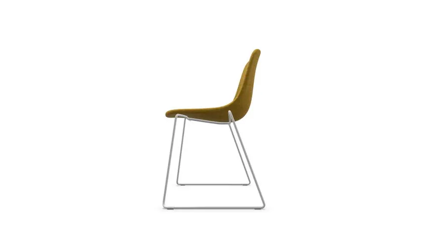 Stuhl Sled fully upholstered detail