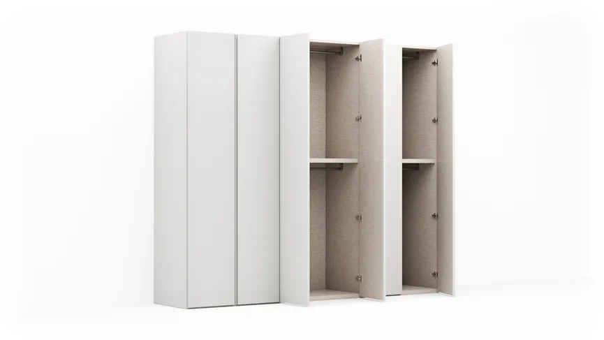 Drehtürenschrank 6-trg. detail