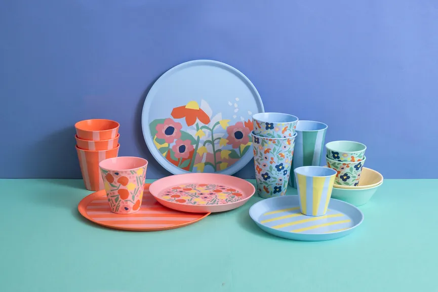 Speiseteller "Nora Stripes" detail