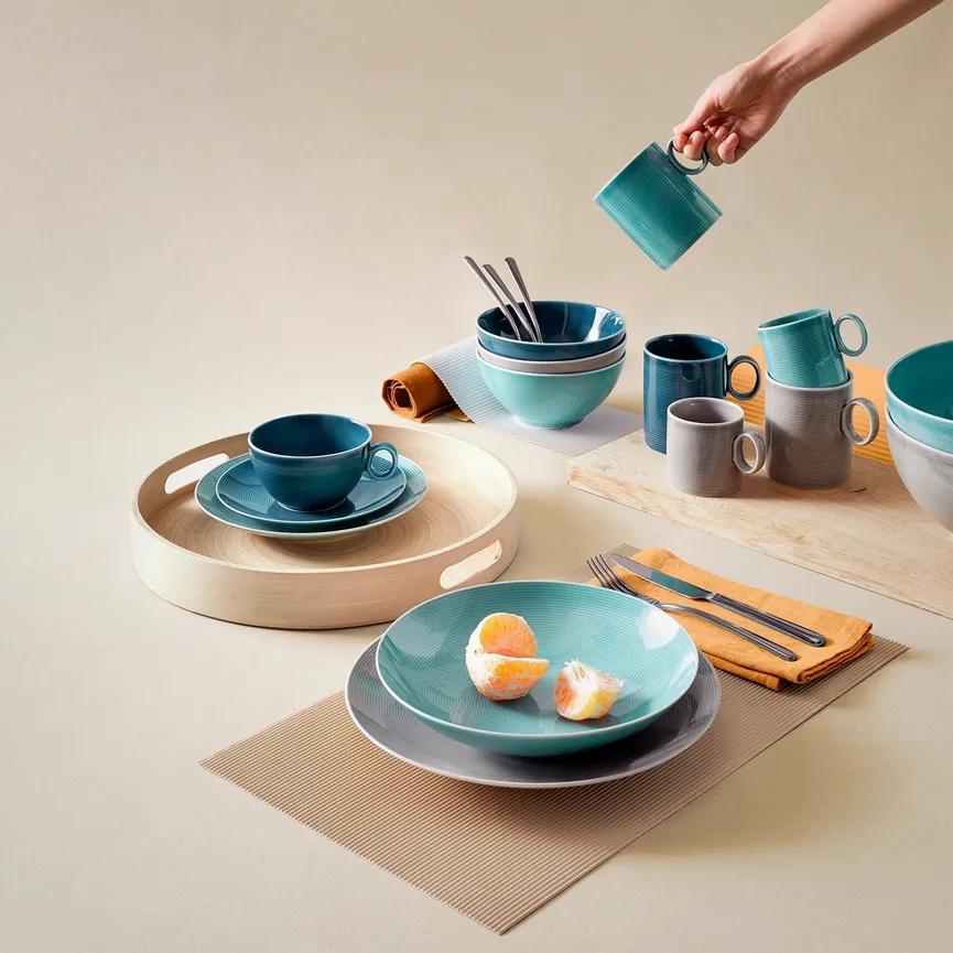 Speiseteller "Loft" ice blue milieu