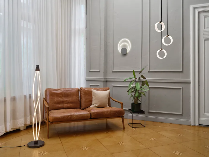 Stehleuchte "Swirl Floor" milieu