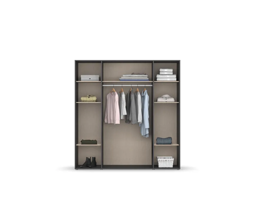 Drehtürenschrank 4-trg. detail