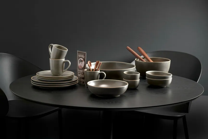 Becher "Saisons" 250 ml beluga milieu