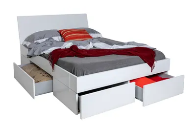 Stauraumbett