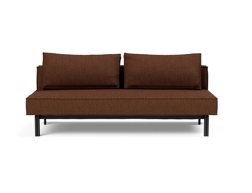 Klappsofa Metall schwarz detail