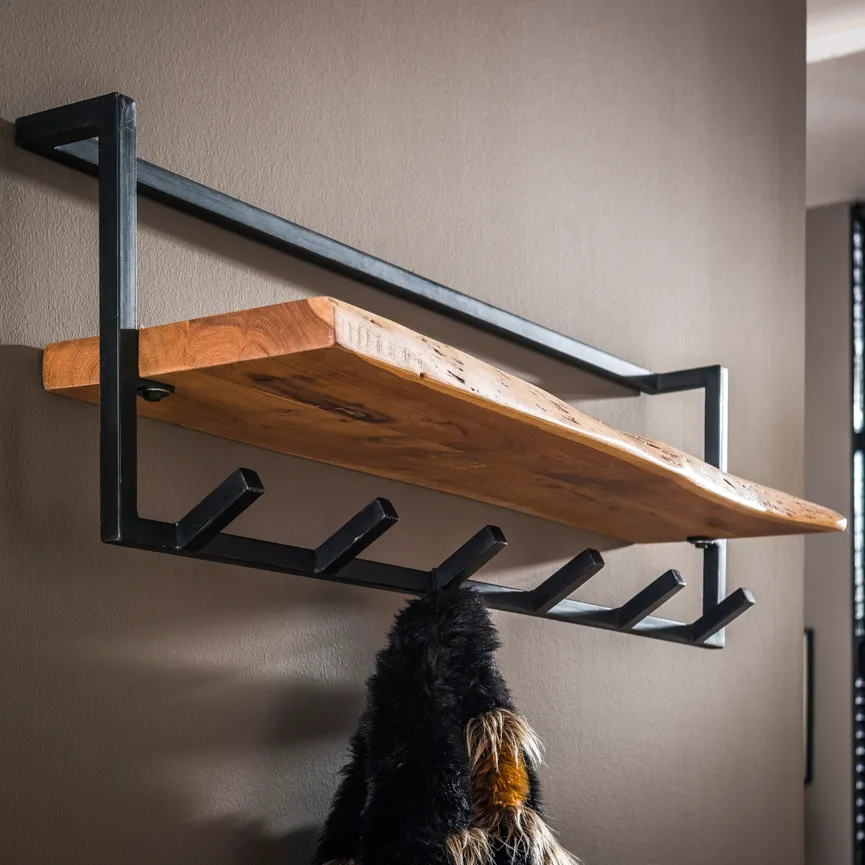 Wandgarderobe detail