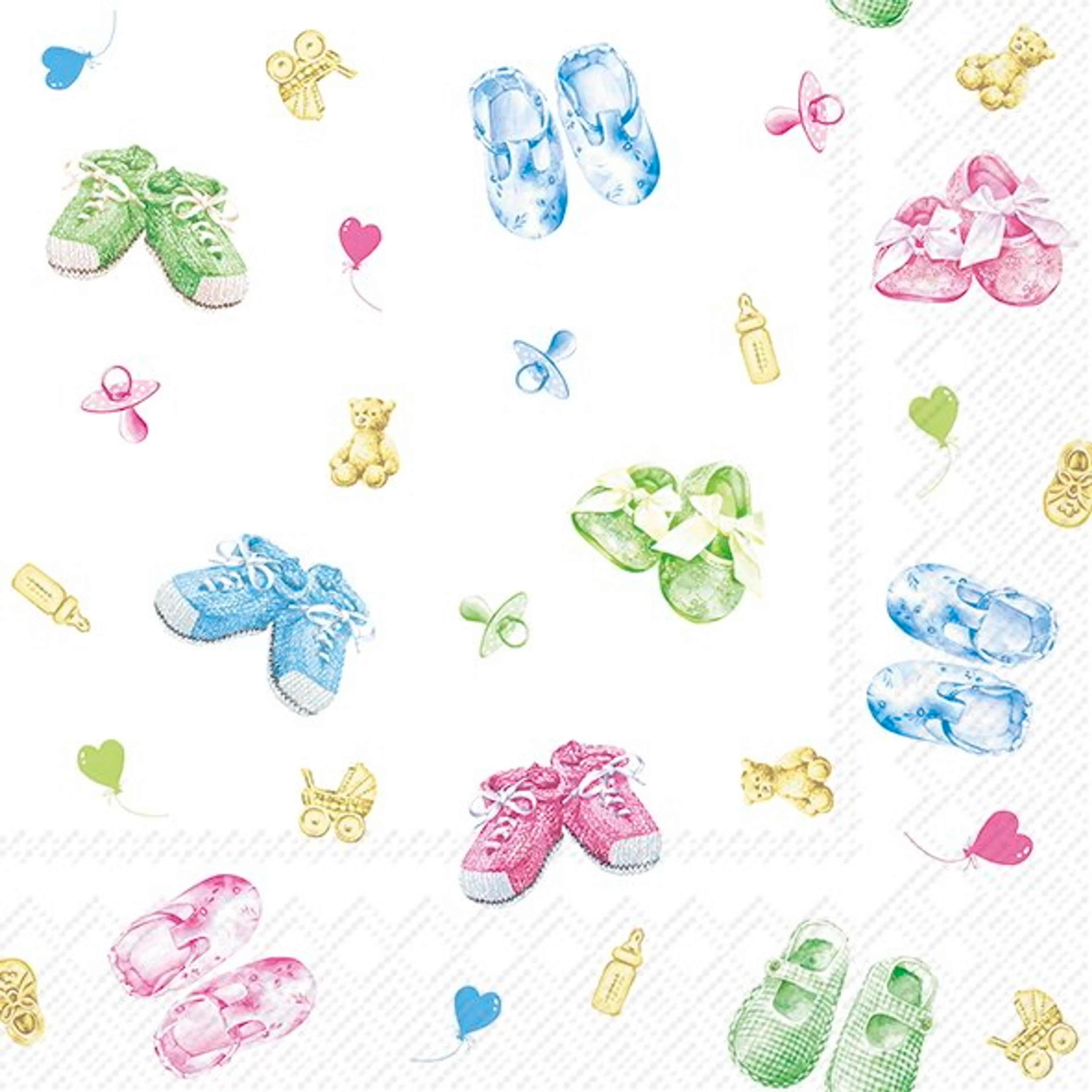 Serviette Baby Shoes 20tlg.
