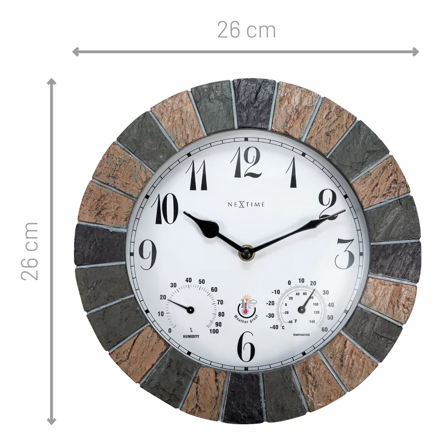 Quarzwanduhr "Aster" detail