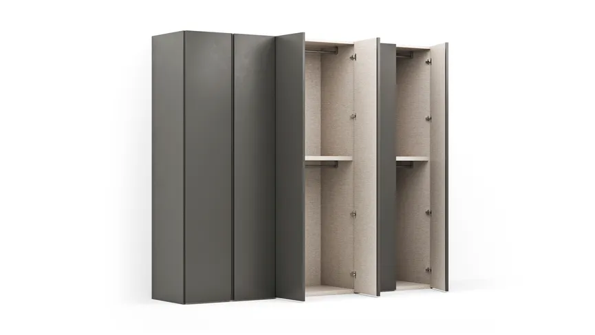 Drehtürenschrank 6-trg. detail