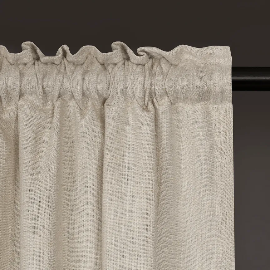 Dekoschal Baumwolle/Leinen detail