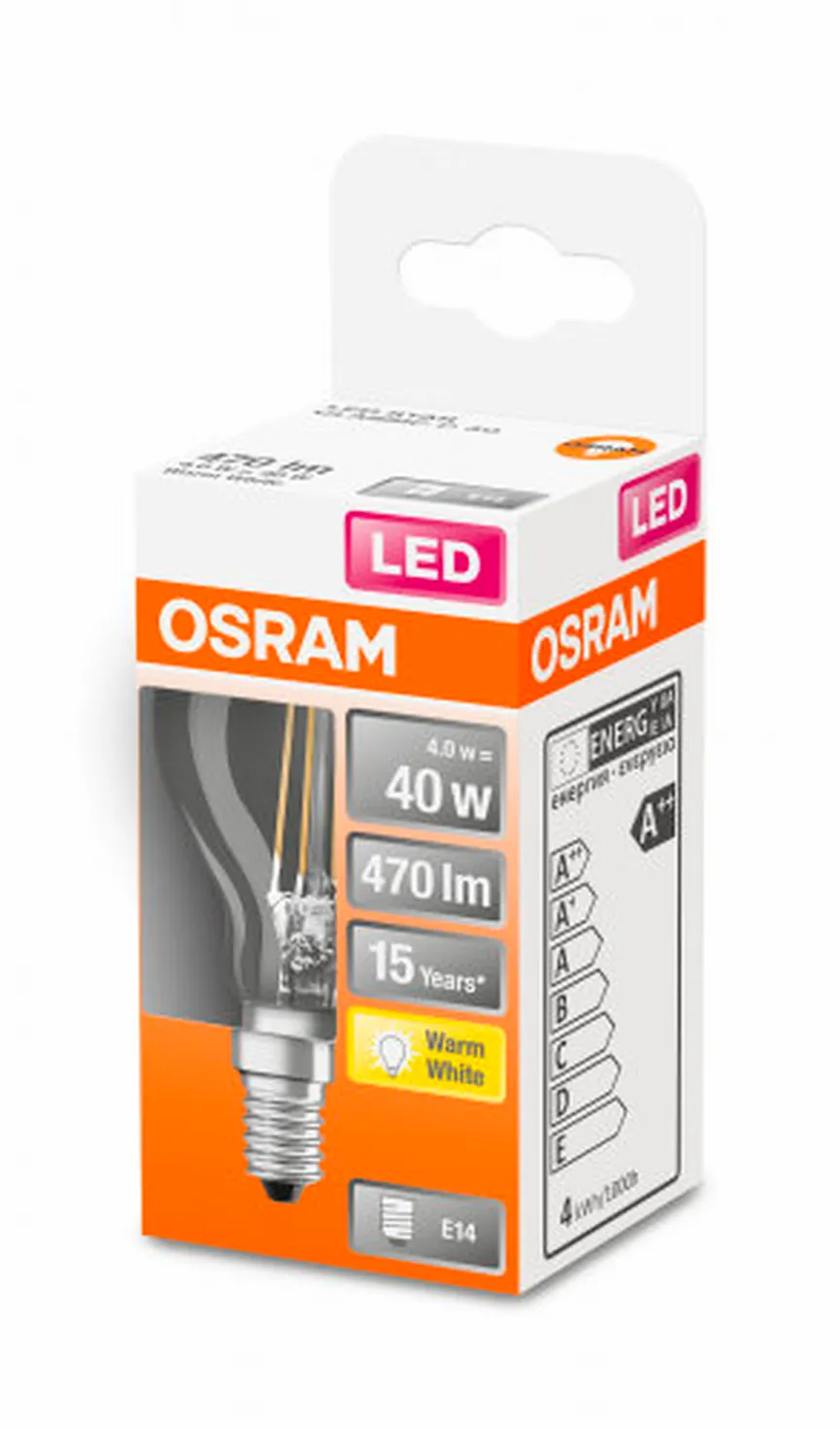 E14/4 Watt LED Birne detail