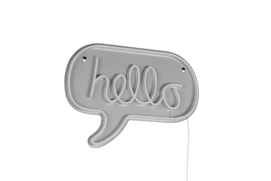 LED-Wandleuchte "Hello" detail