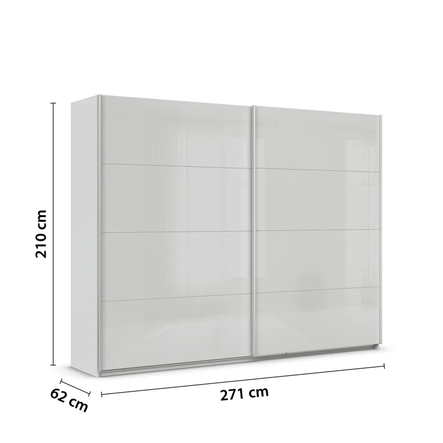 Schwebetürenschrank 2-trg. detail