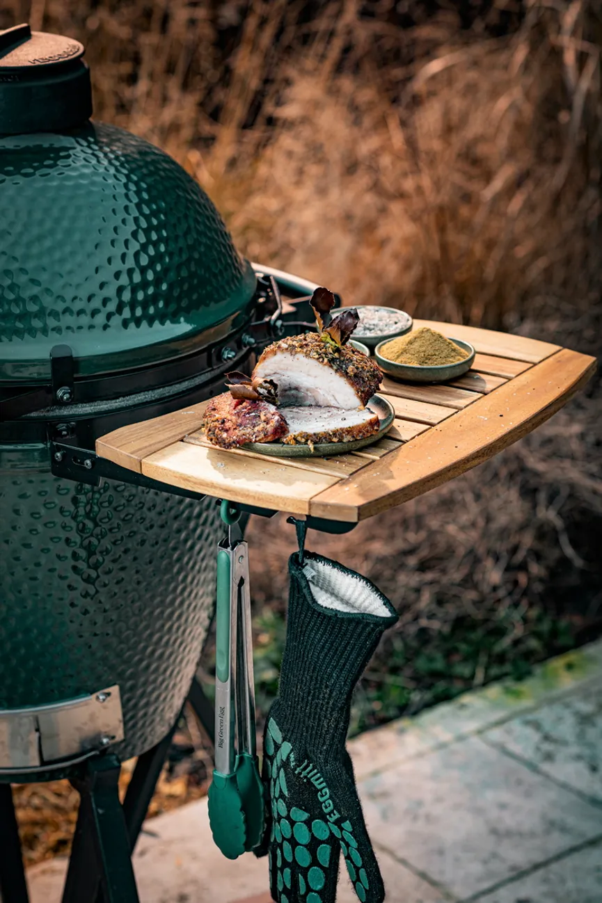 Eggmitt-Grillhandschuh detail