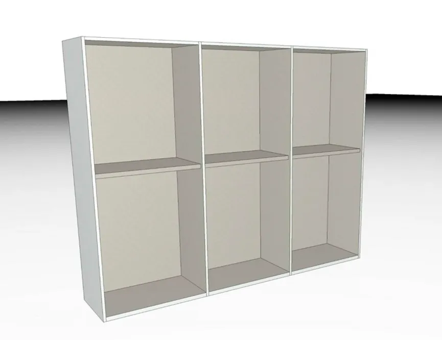 Drehtürenschrank 6-trg. detail
