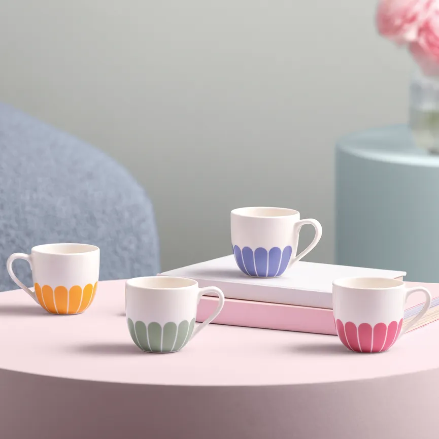 Kaffeeobertasse "Fleur" 160 ml milieu