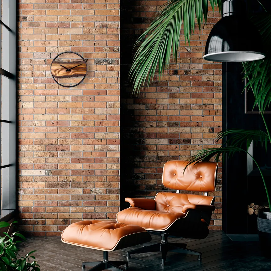 Quarzwanduhr "Forest" milieu