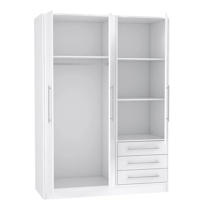 Drehtürenschrank 3-trg. detail