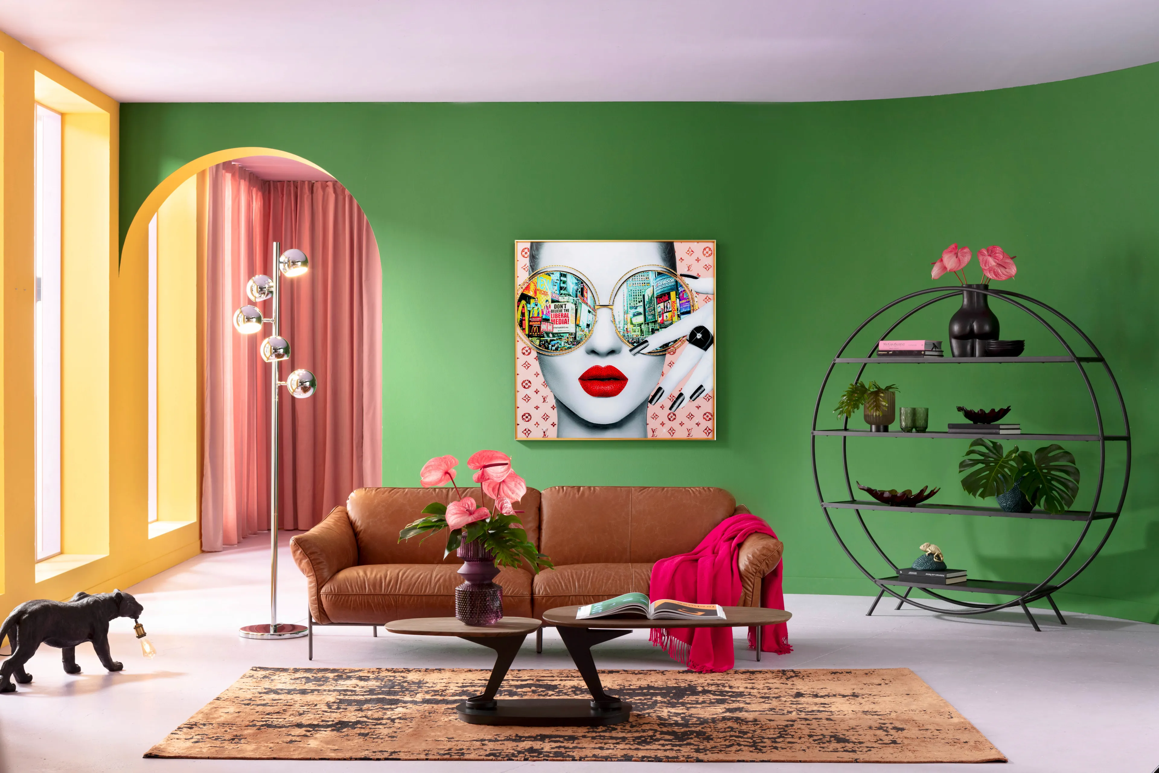 Wandbild 120 x 120 cm Times Square View 56218