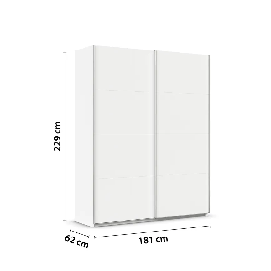 Schwebetürenschrank 2-trg. detail